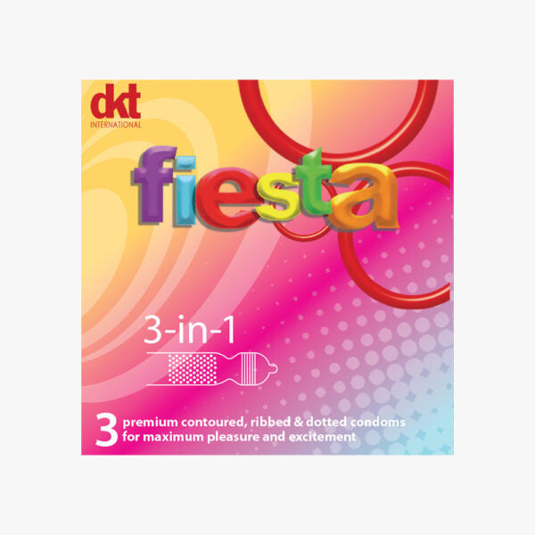 Fiesta 3-In-1 Condoms