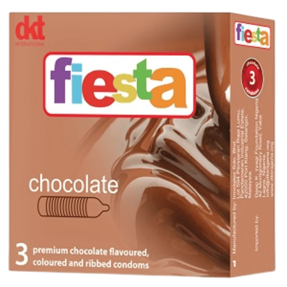 Fiesta Chocolate Condoms x3
