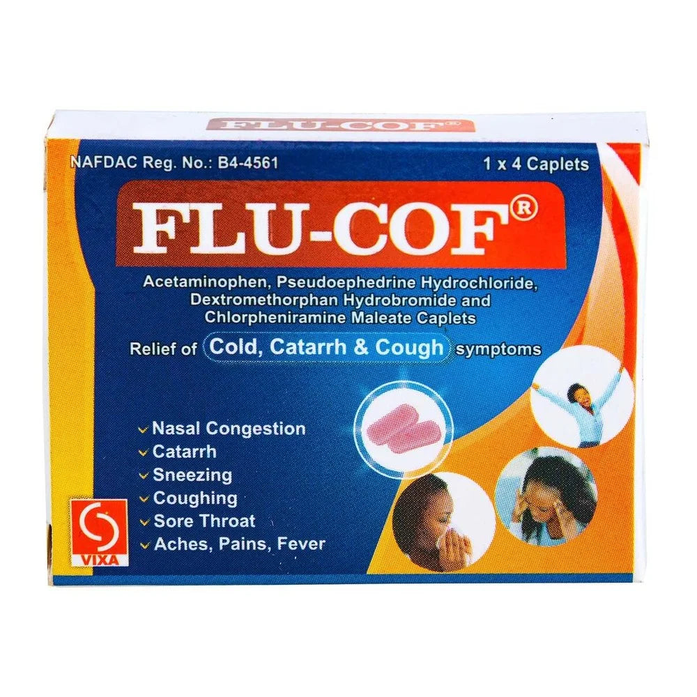 Flu-Cof Caplets x4