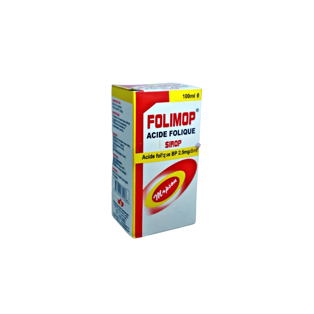 Folimop Folic Acid 2.5mg/5ml - 100ml