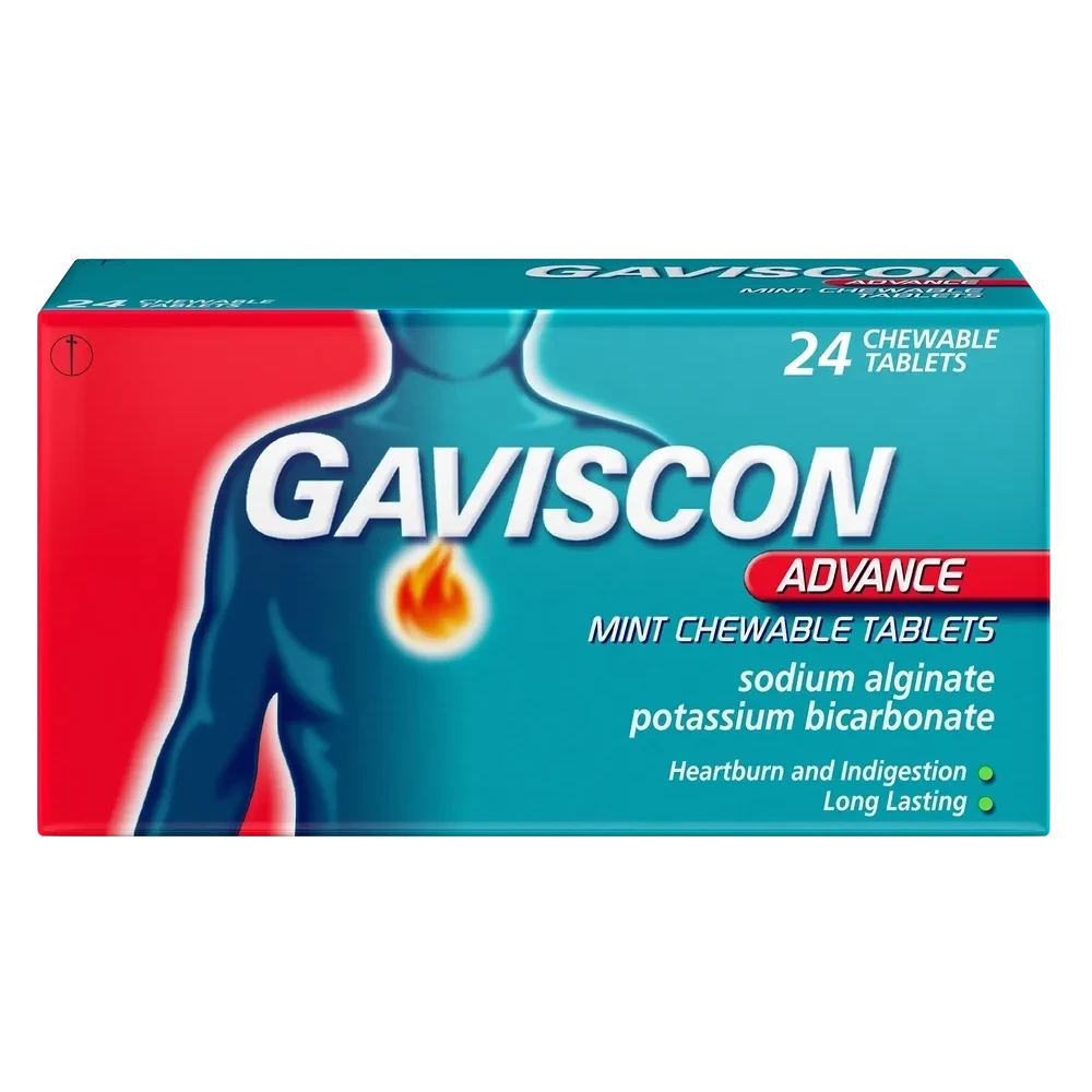 Gaviscon Advance Mint Chewable Tablet x24