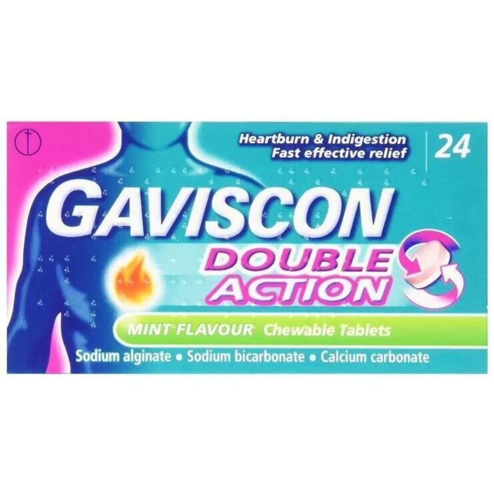 Gaviscon Double Action 250mg/106.5mg x24