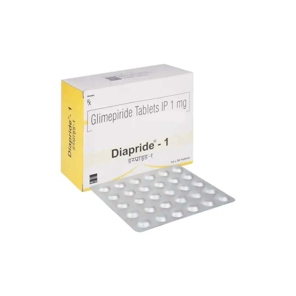 Glimepiride Diapride 1mg x30