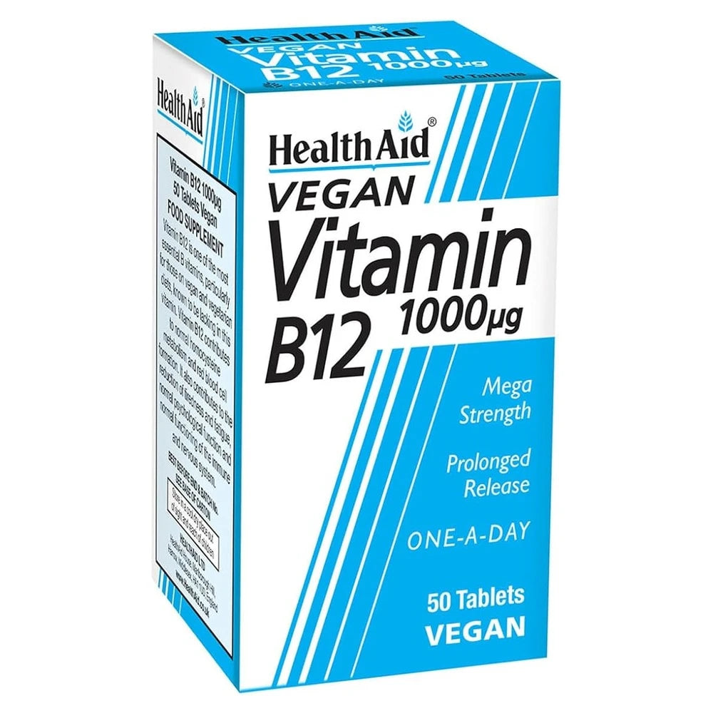 Healthaid Vitamin B12 Prolonged Release 1000mcg x50