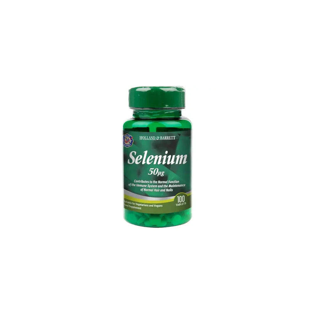 Holland & Barrett Selenium 50mcg x100