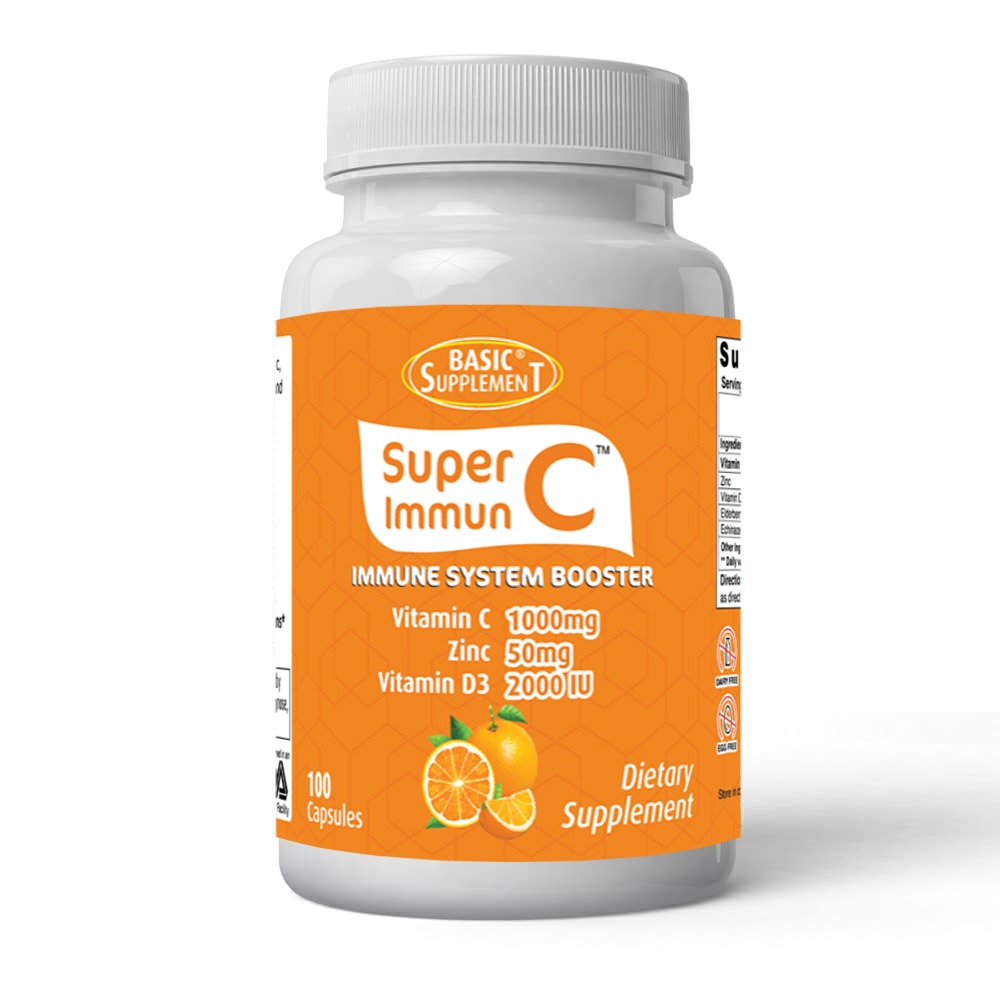 Basic Supplement Super Immun C Capsules X 100