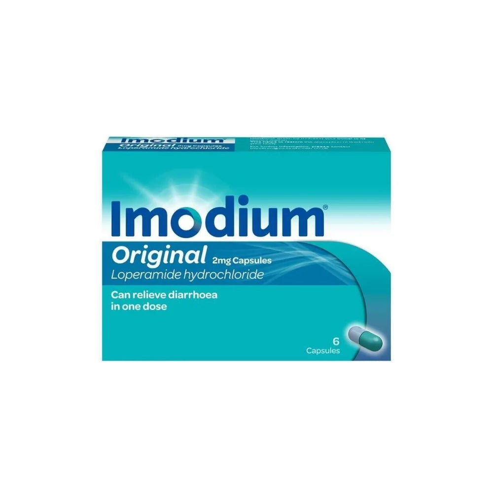 Imodium Original 2mg Capsules x 6