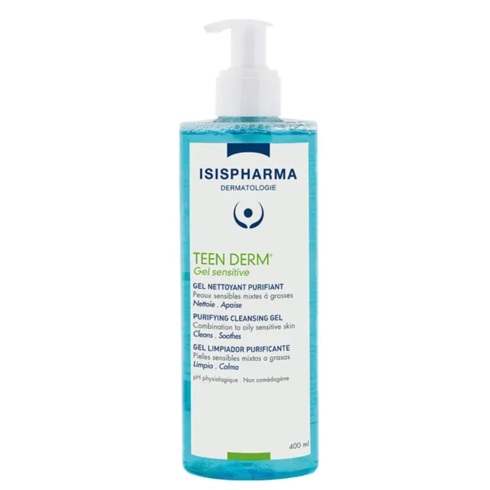 Isis Pharma Teen Derm Purifying Cleansing Gel Sensitive 400ml