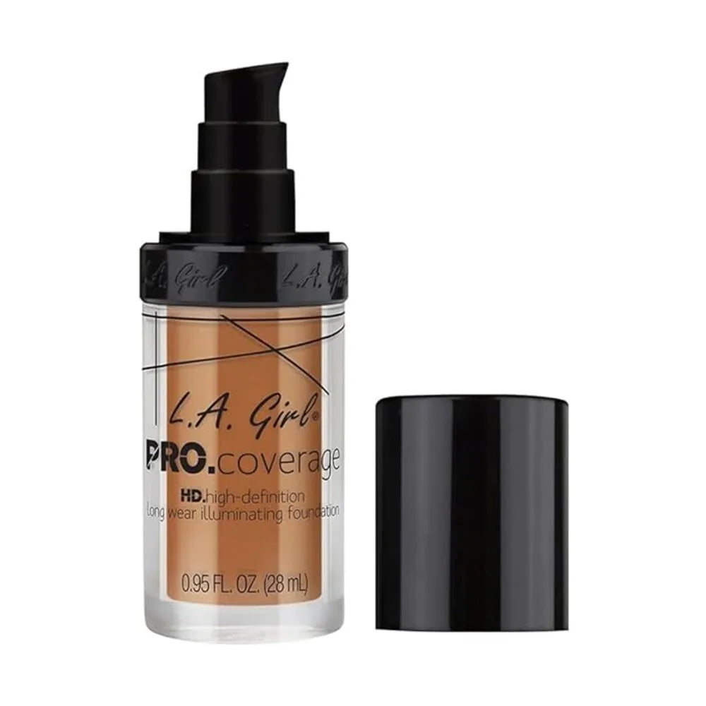 L.A. Girl Pro Coverage High Definition Liquid Foundation Glm652 Warm Caramel