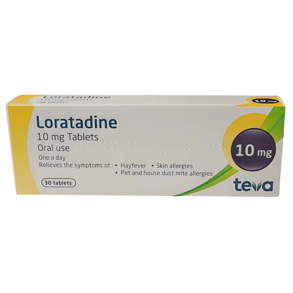 Loratadine Teva 10mg Tablets x30
