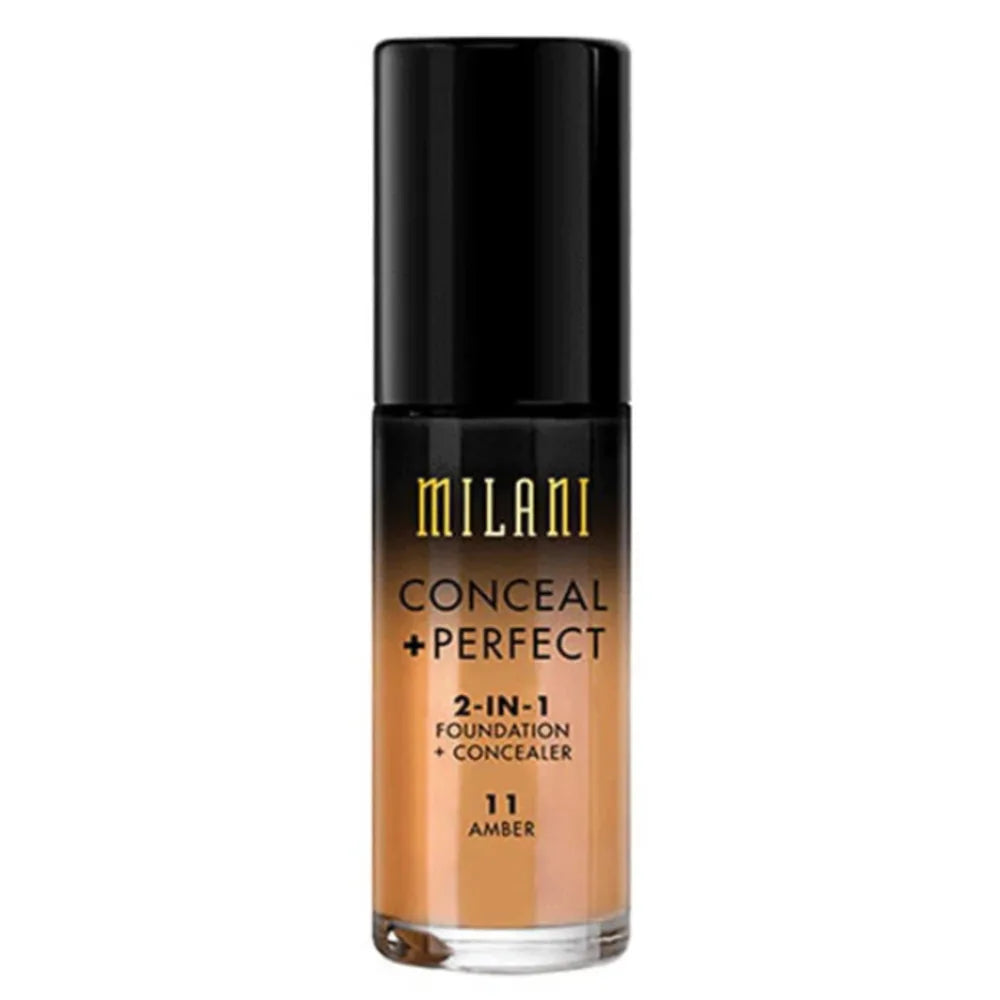 Milani Conceal + Perfect 2-In-1 Foundation + Concealer 11 Amber 30ml