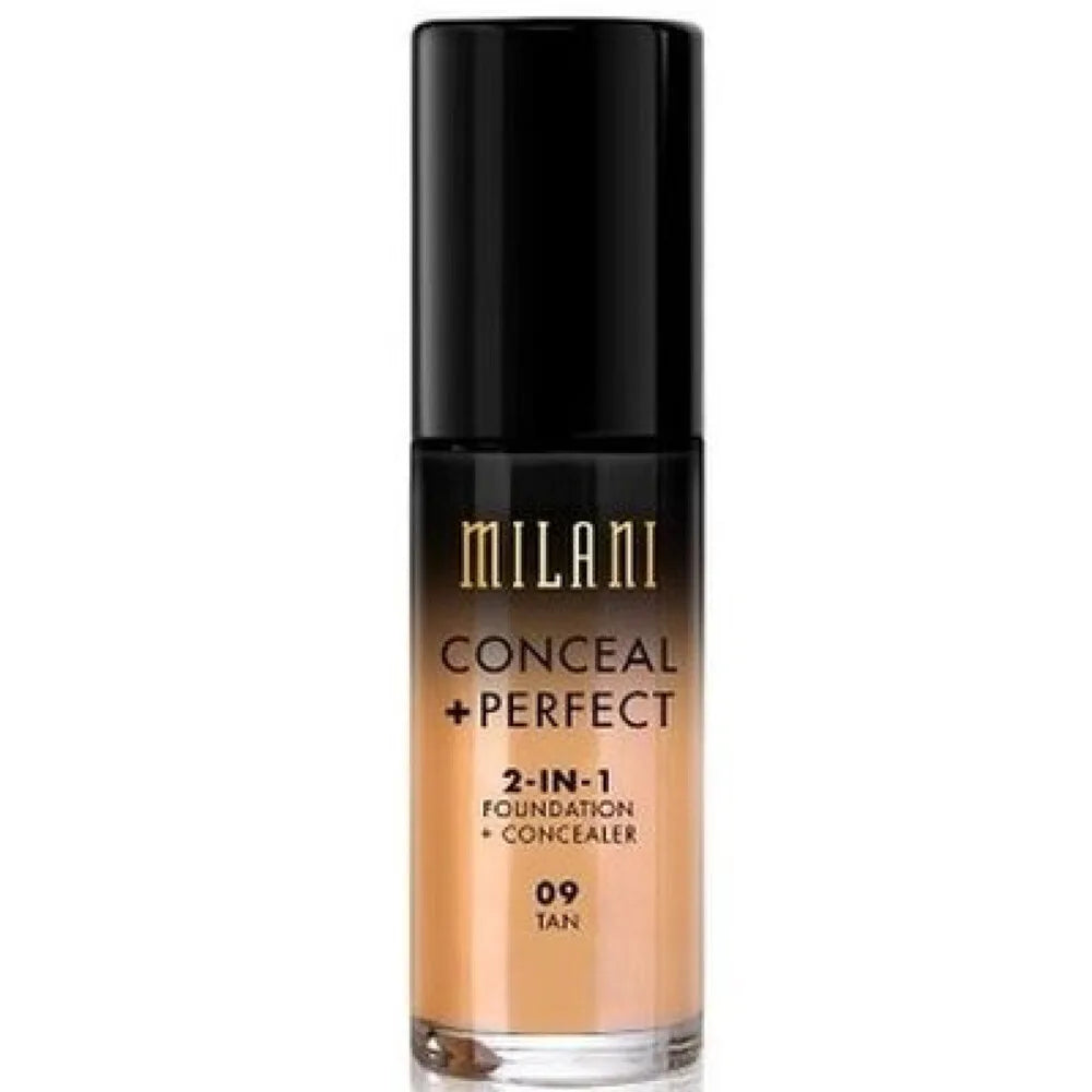 Milani Conceal + Perfect 2-In-1 Foundation + Concealer 09 Tan 30ml