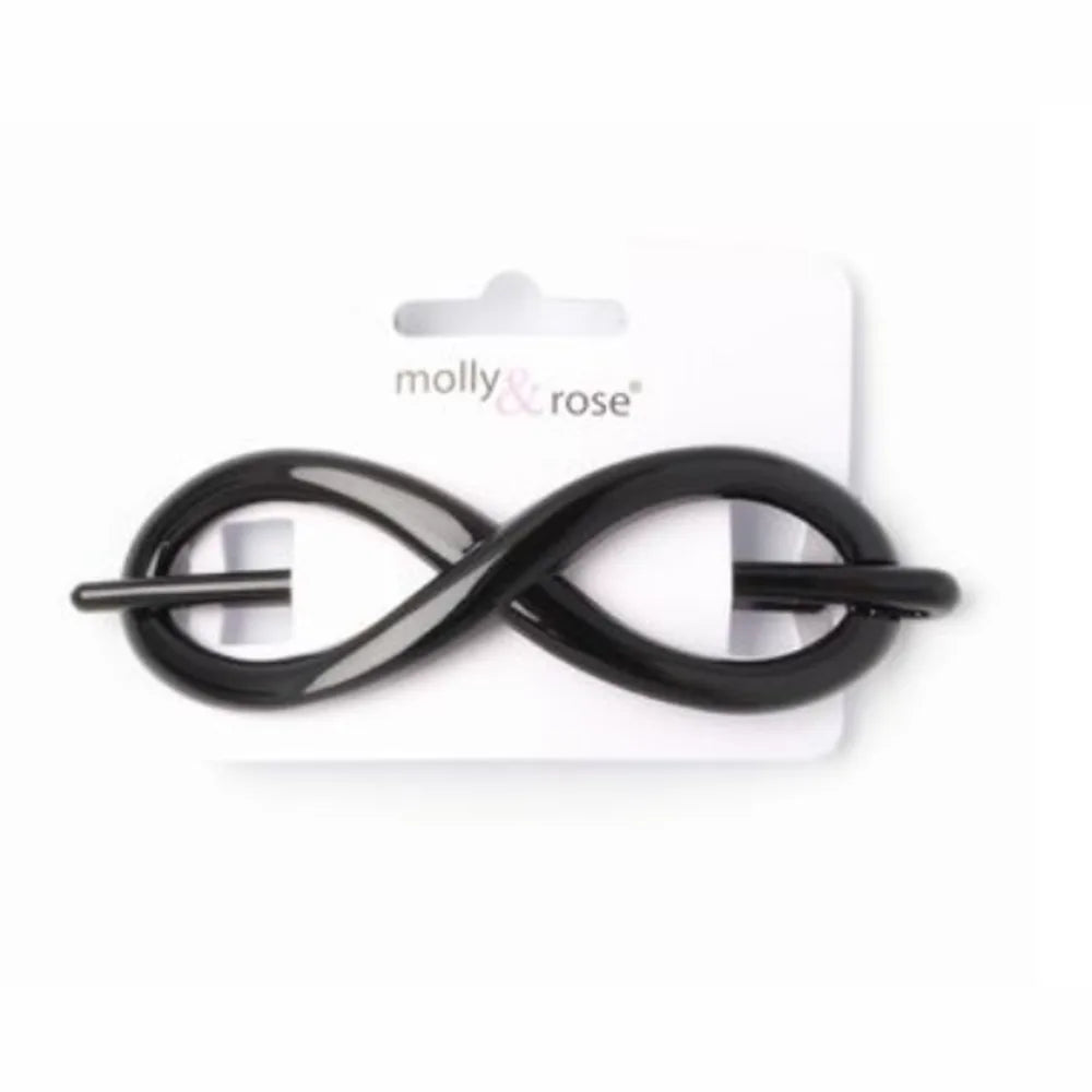 Molly & Rose Chiqnon Hair Pin Clamp Clip Black