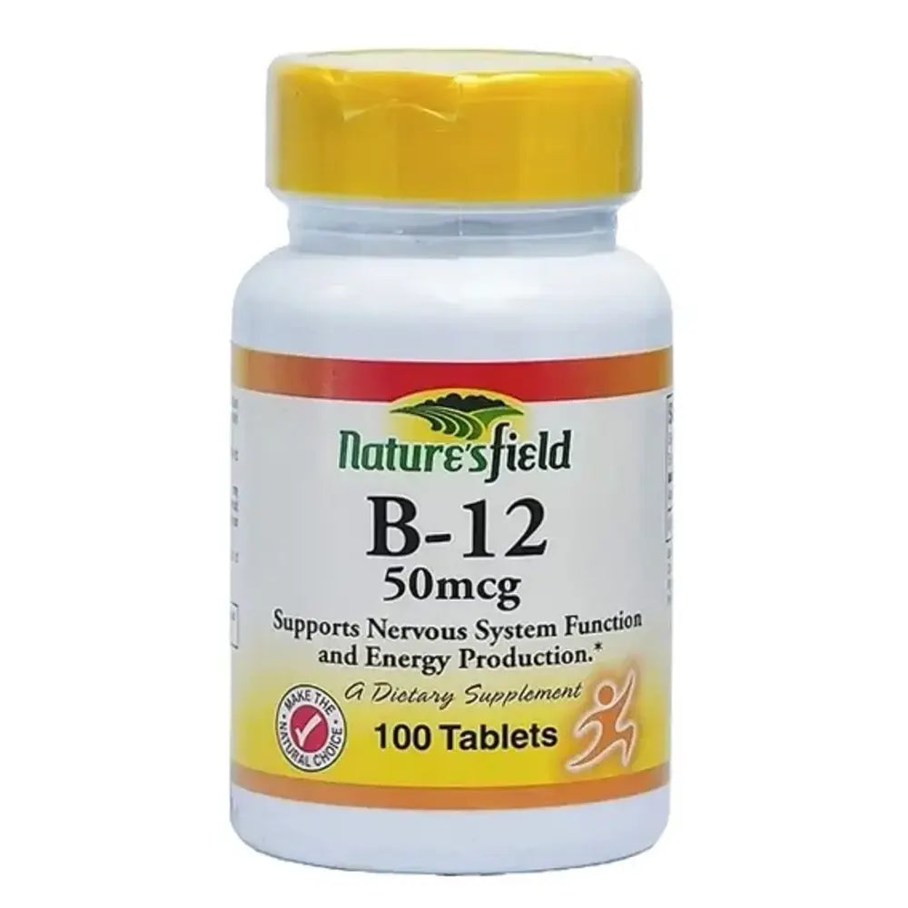 Nature's Field Vitamin B12 50mcg x100