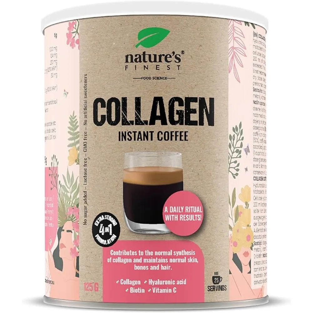 Nature's Finest Collagen Instant Coffee 125g