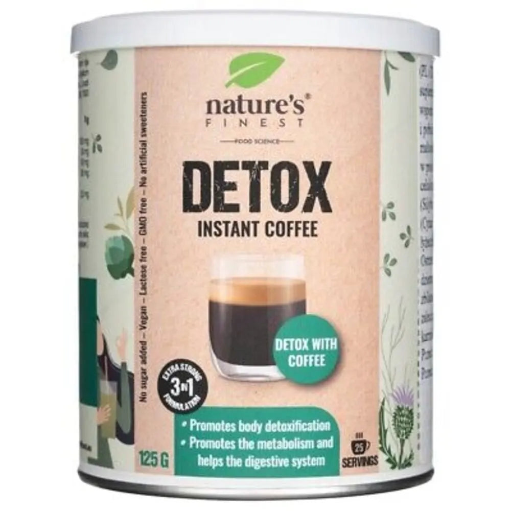 Nature's Finest Detox instant Coffee 125g