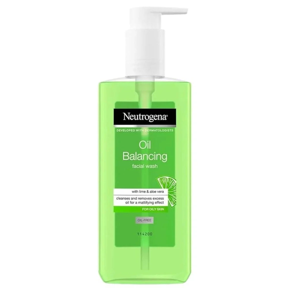 Neutrogena Oil Balancing Facial Wash with Lime & Aloe 150ml
