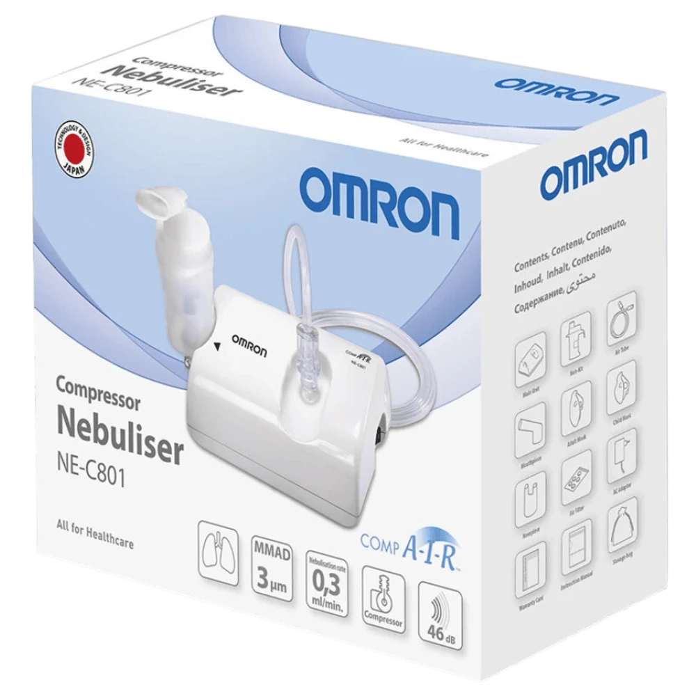 Omron Compair Nebuliser Ne-C801 Device