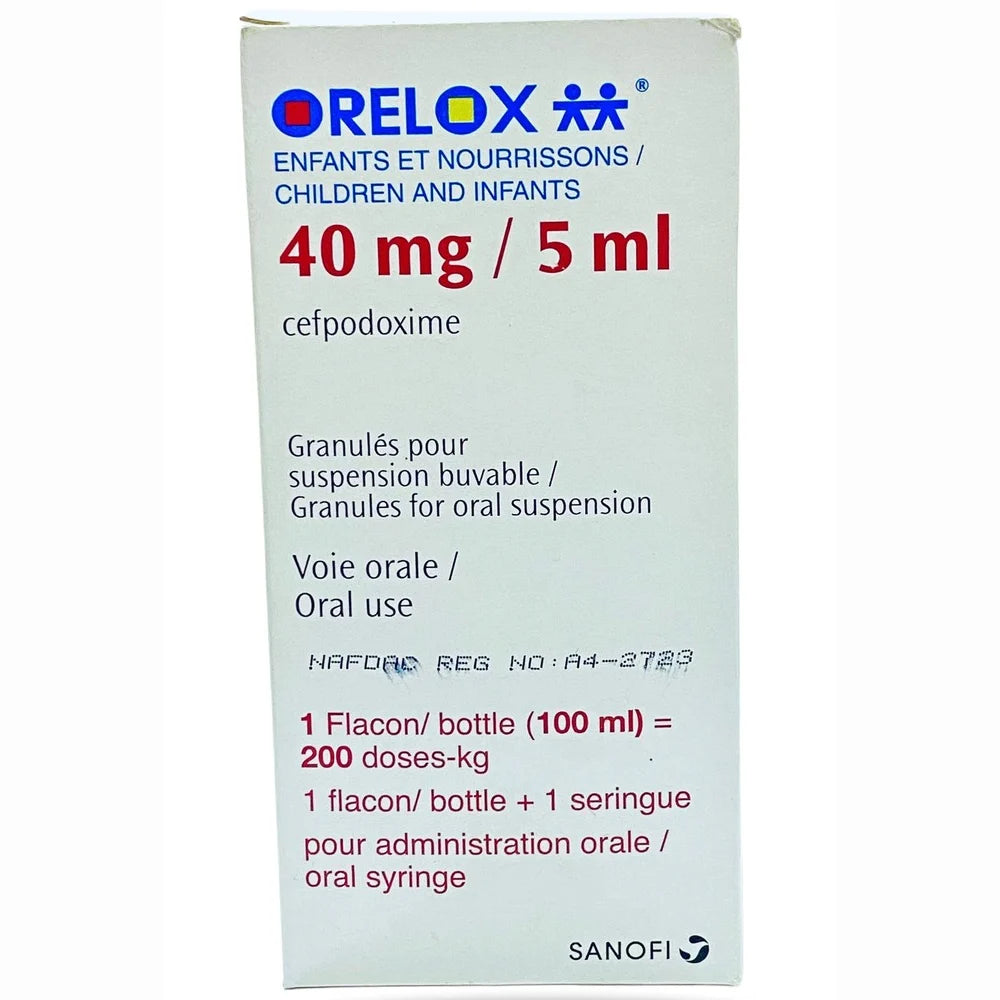 Orelox Cefpodoxime 40mg/5ml 100ml