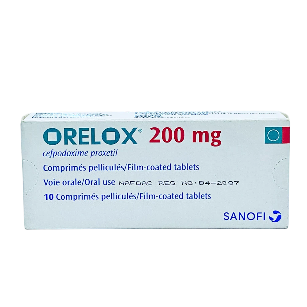 Orelox (Cefpodoxime) 200mg Tabs x10
