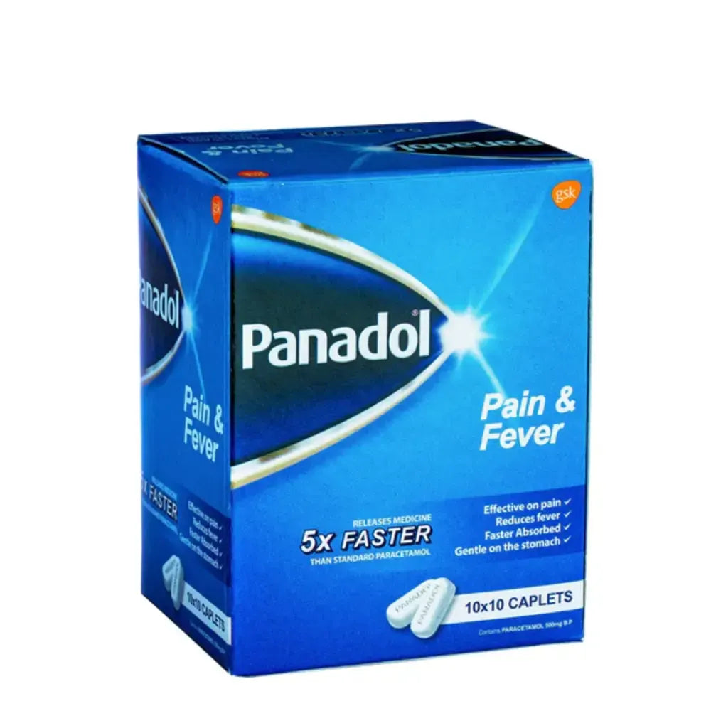 Panadol Pain and Fever 500mg x100 Tablets