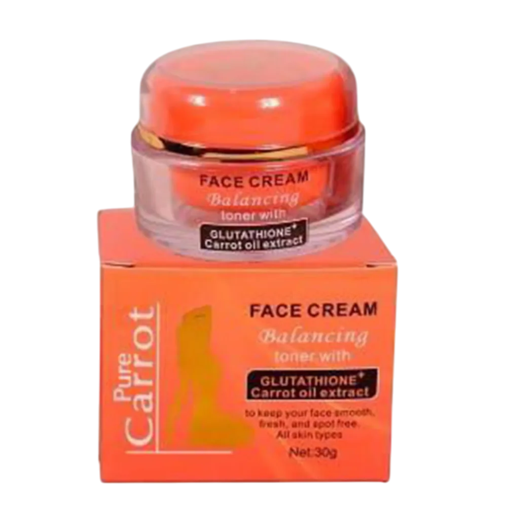 Qx5 Pure Carrot Face Cream Balancing with Toner 70ml