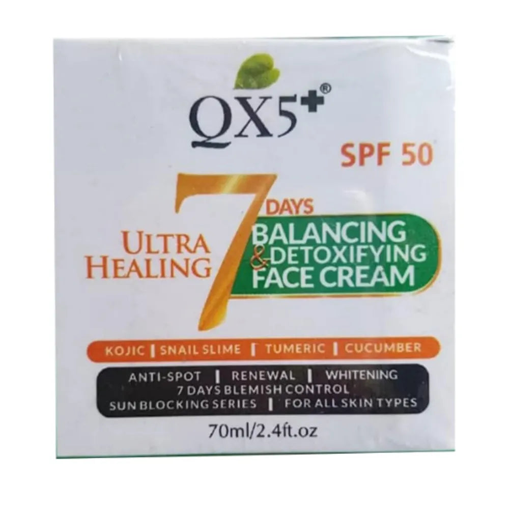 Qx5 Ultra Healing SPF 50+ Balancing & Detoxing Face Cream 70ml