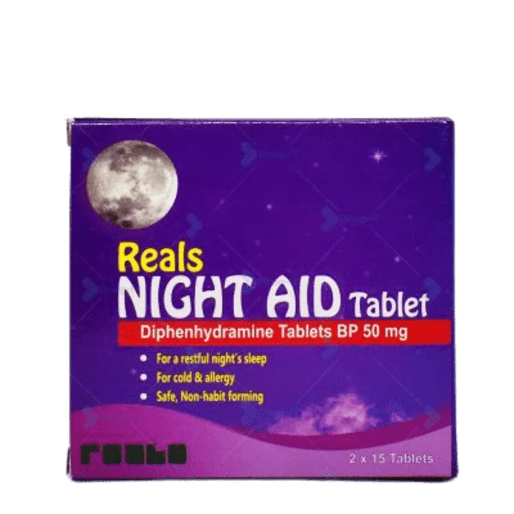 Reals Night Aid 50mg x30