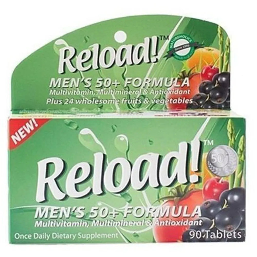 Reload Men's 50+ Formula Tablets x 90