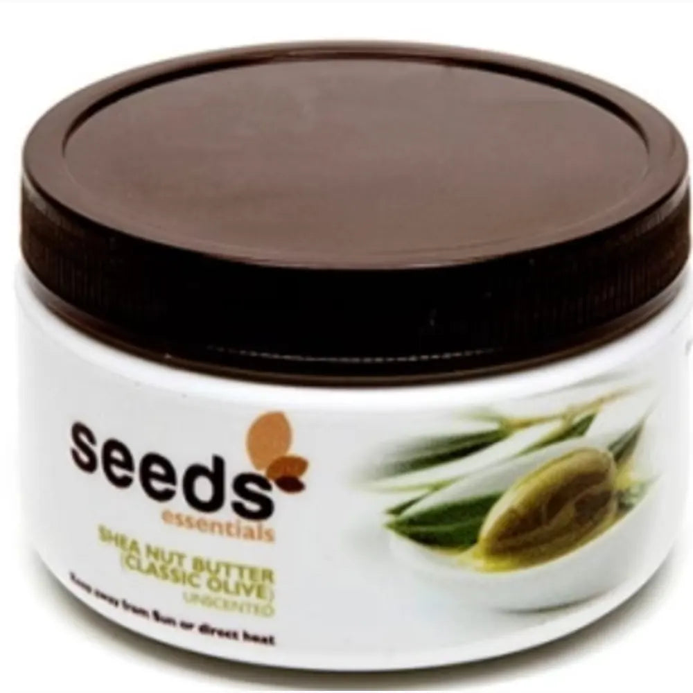 Seeds Essential Shea Nut Butter Olive Unscented 160g