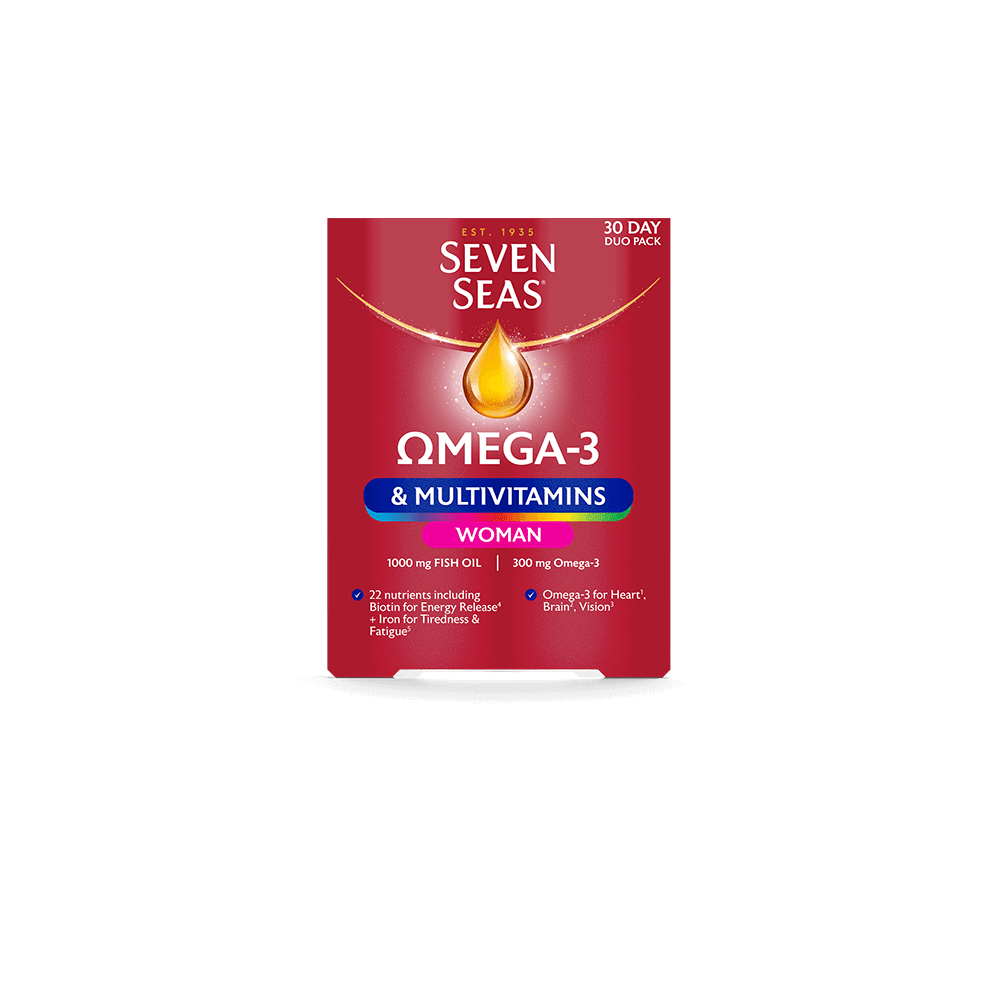 Seven Seas Omega 3 & Multivitamins Man 50+ 30 Day Duo Pack x60