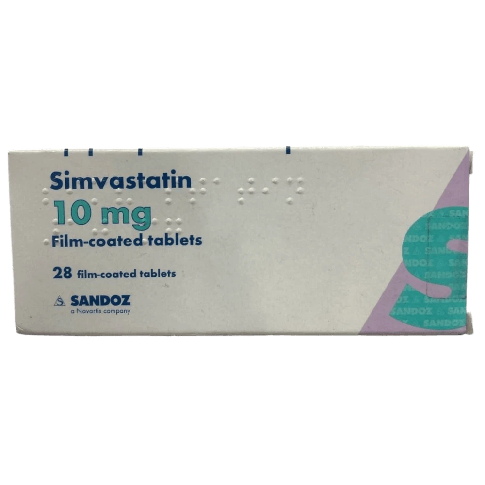 Simvastatin Sandoz 10mg Tablets x28