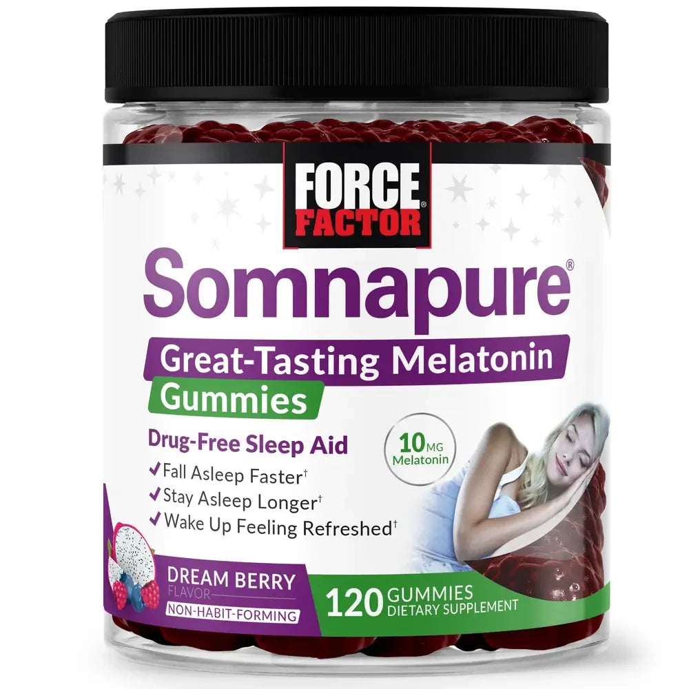 Somnapure Melatonin Dream Berry 10mg Gummies x120