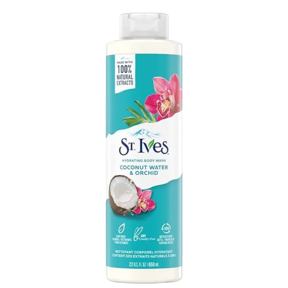 St Ives Coconut Water & Orchid Hydrating Body Wash 650ml