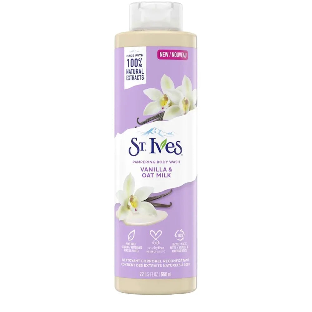 St Ives Pampering Vanilla and Oat Milk 650ml