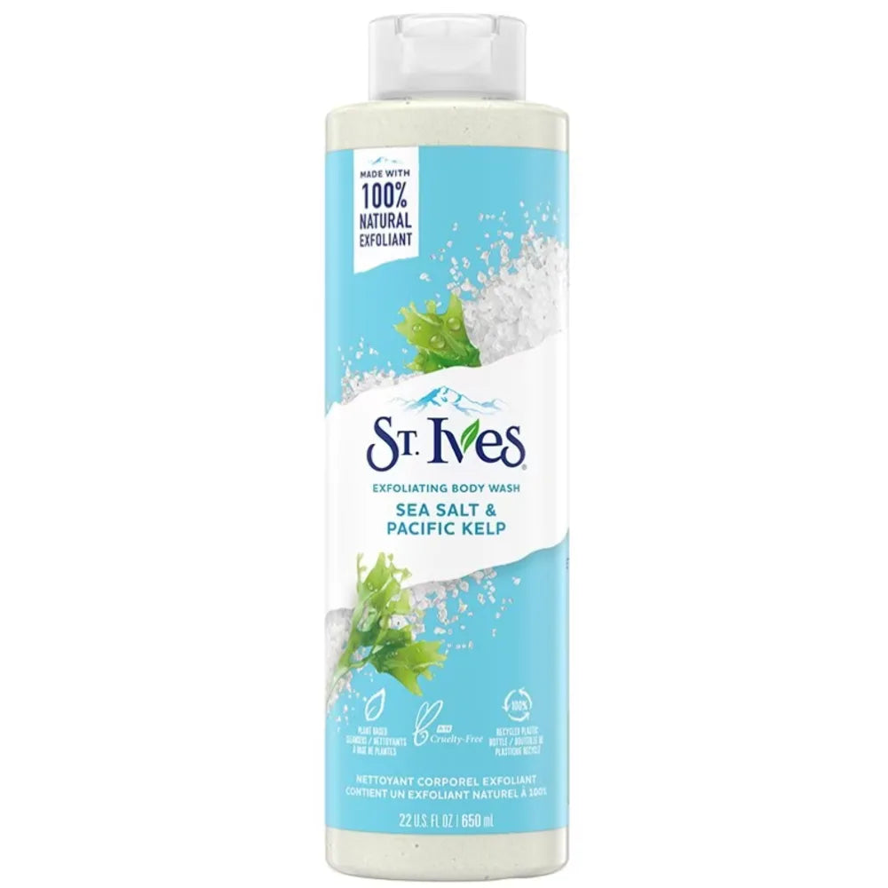 St Ives Sea Salt & Pacific Kelp Exfoliating Body Wash 650ml