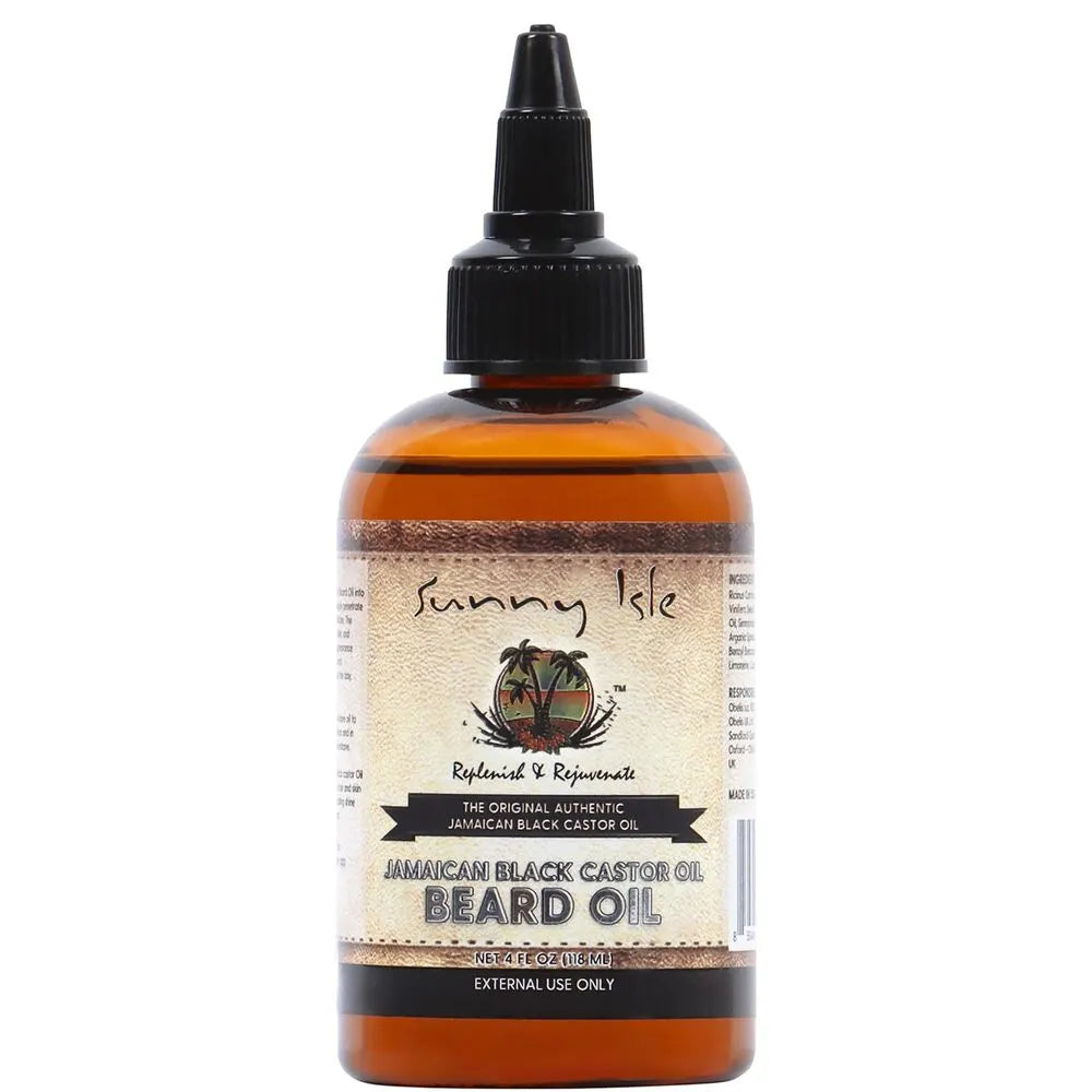Sunny Isle beard Jamaican black castor oil 4Oz
