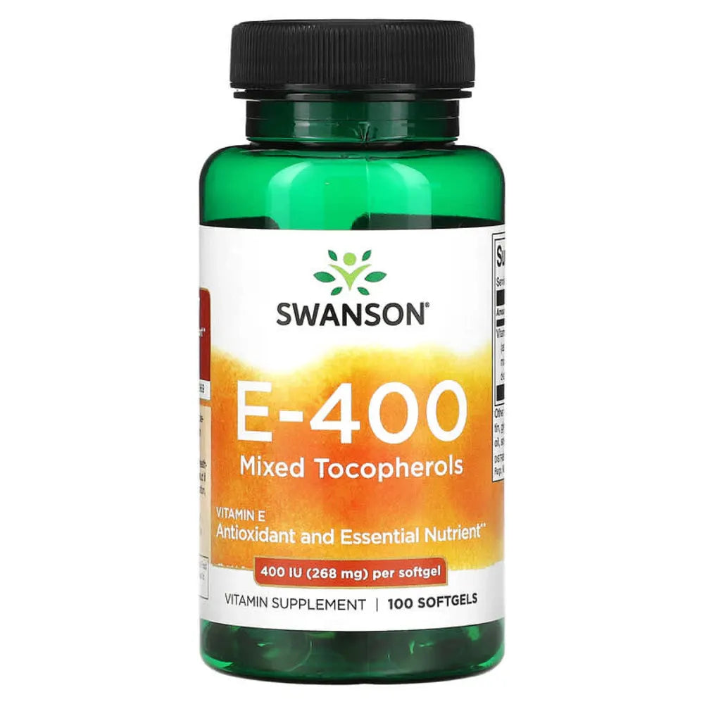 Swanson E-400 Mixed Tocopherols softgels x100
