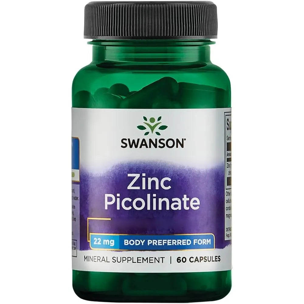 Swanson Zinc Picolinate 22mg x60