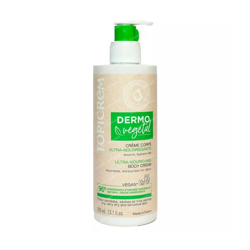 Topicrem Dermo Vegetal Ultra-Nourishing Body Cream 390ml