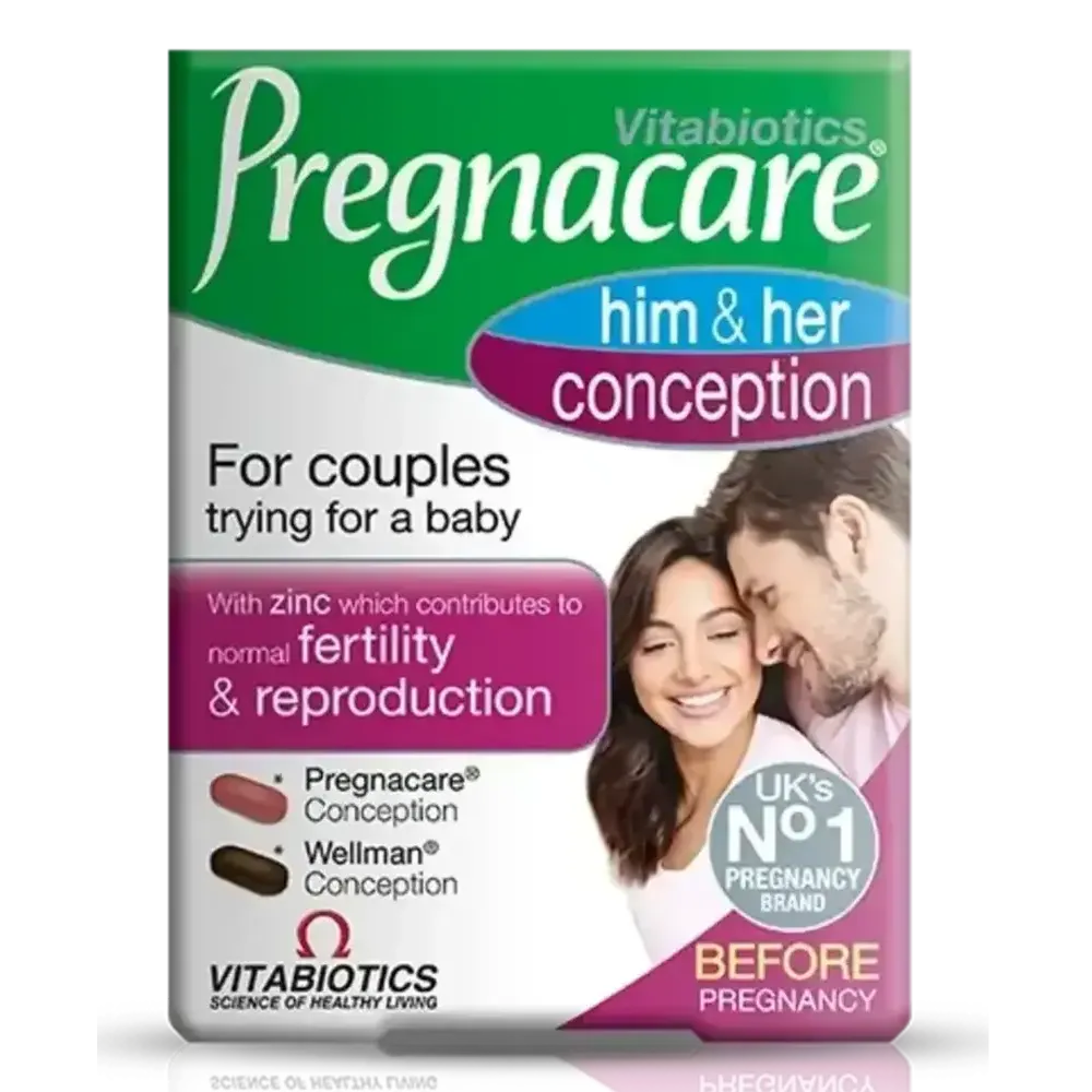 Vitabiotics Pregnacare Him & Her Conception x60