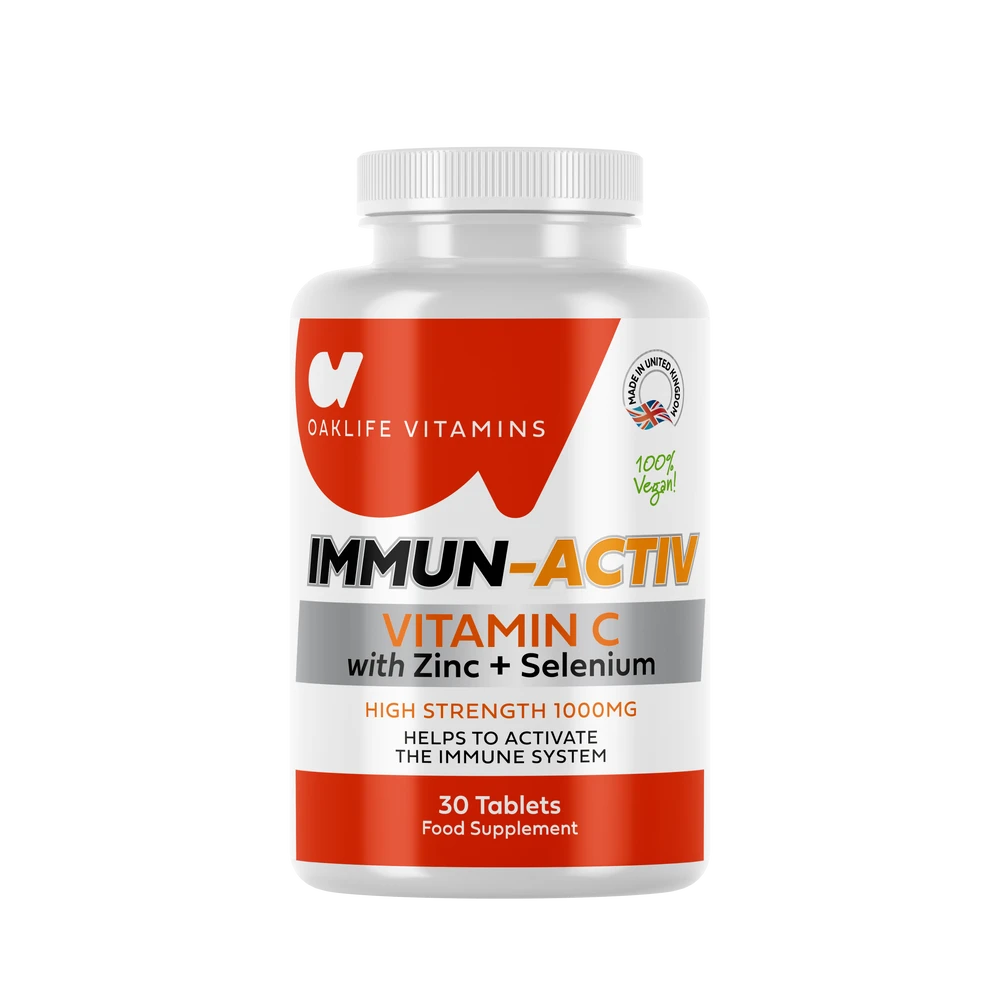 Immun-Activ Vitamin C + Zinc 1000mg Tablets x 30