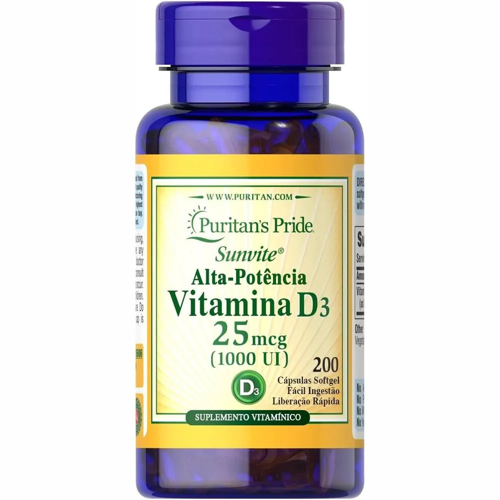 Vitamin D3 [Nature's Pride] 1000iu Softgels x100