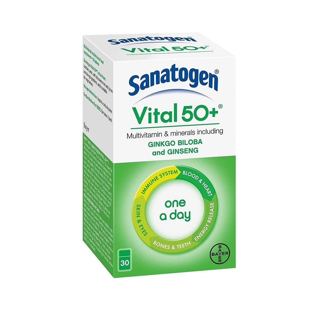 Sanatogen Vital 50+ Multivitamin Tablets x 30