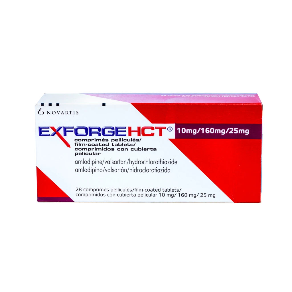 Exforge HCT 10mg/160mg/25mg x28 Tablets