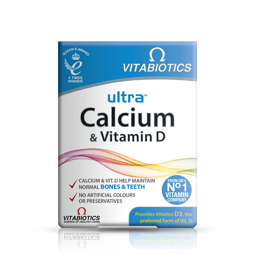 Vitabiotics Ultra Calcium & Vitamin D Tablets x 30